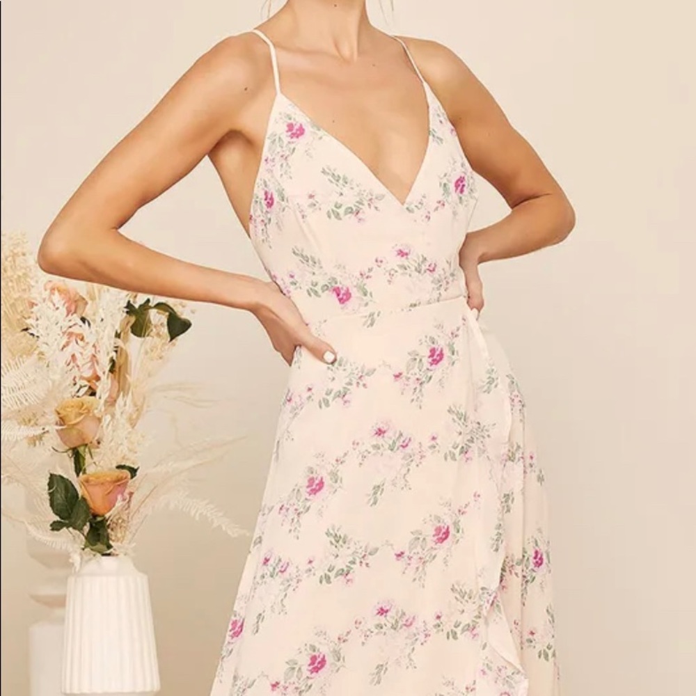 Lulus long floral dress
